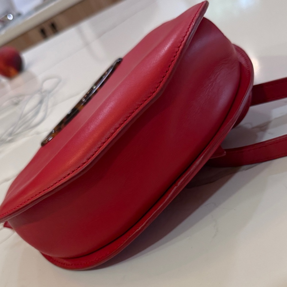 Loeffler Randall Red Mini Bag with Structured Design - Picture 9 of 9